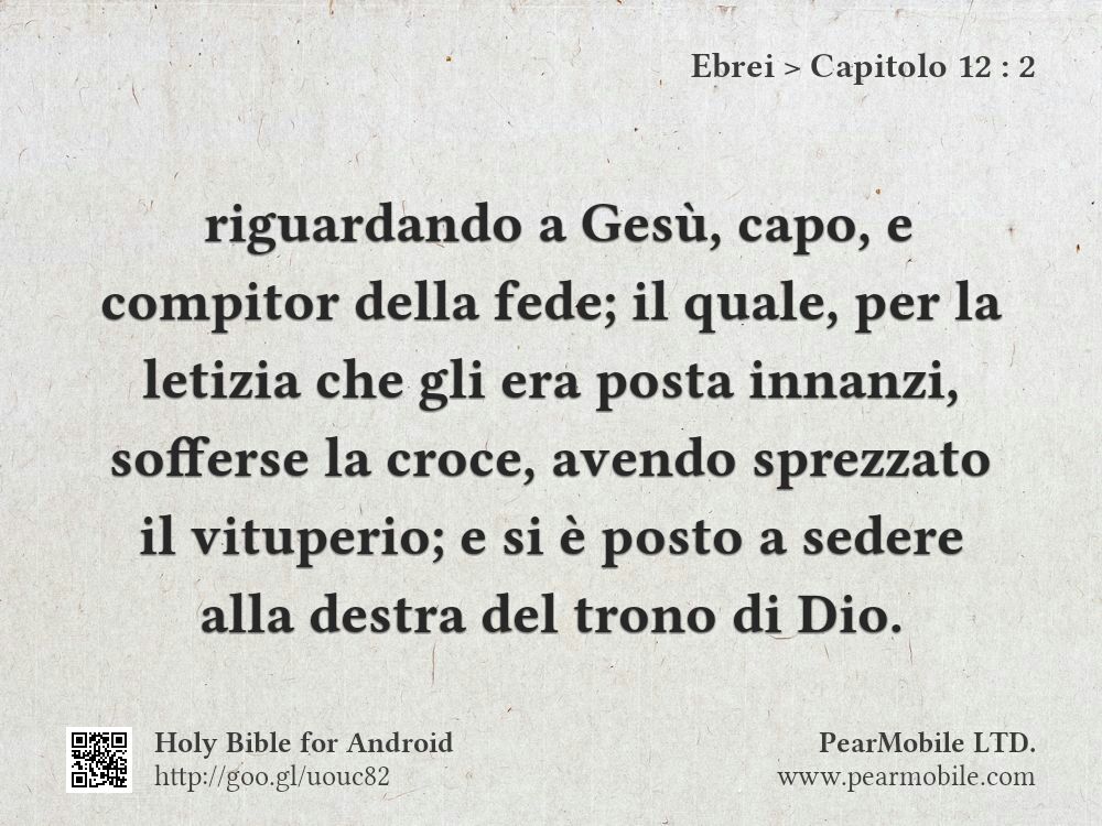 Ebrei, Capitolo 12:2